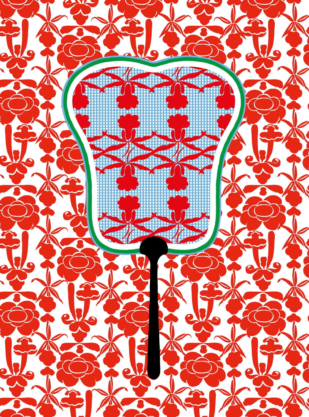 I'm a Fan - Lan Hua - Art Print A3