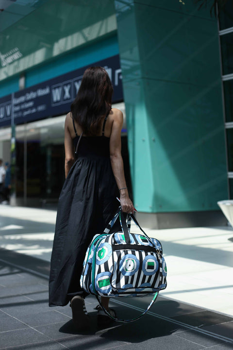 Fly Me To The Moon Bag - My Kuih Or The Highway Black & White