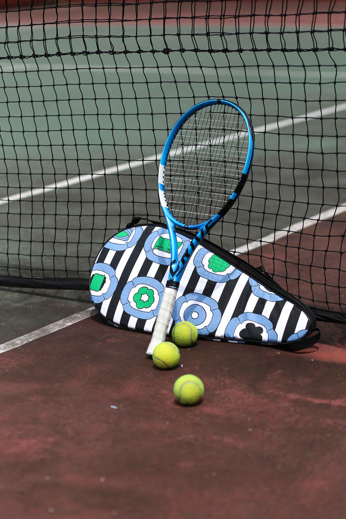 Kasturi Tennis Bag - My Kuih or The Highway Black & White
