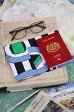 Kasturi Passport Holder - My Kuih or The Highway Black & White