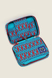 Kasturi Toiletries Bag - Chairs Blue