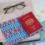 Kasturi Passport Holder - Chairs Blue