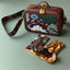 Box Bag (Leather) - Mandi Bunga Chocolate