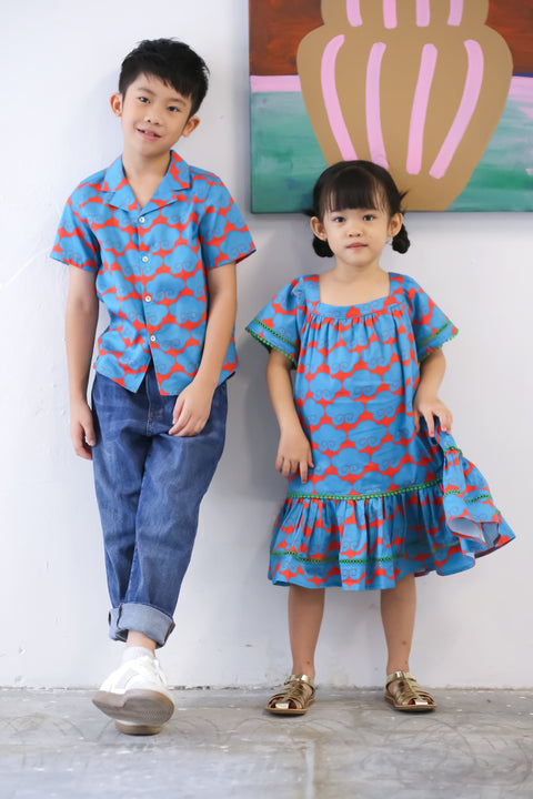 Boys Shirt - Cloud 9 Blue