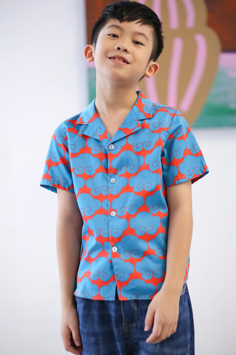 Boys Shirt - Cloud 9 Blue