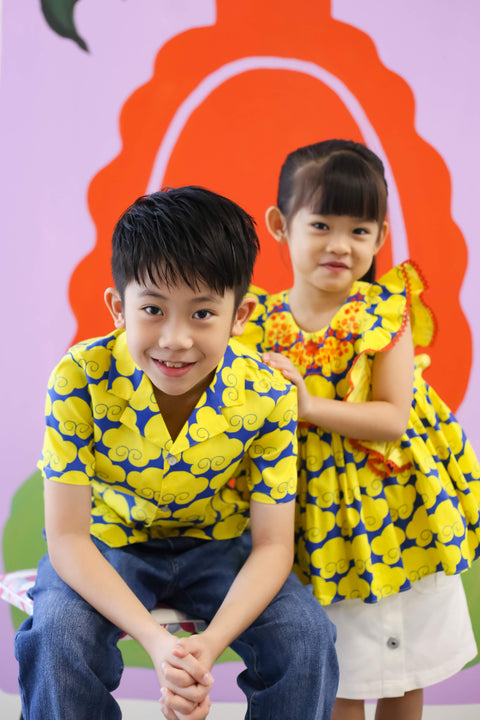 Boys Shirt - Cloud 9 Yellow