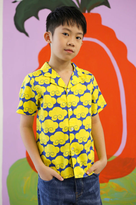 Boys Shirt - Cloud 9 Yellow