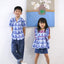 Boys Shirt - Crystal Blossom Blue