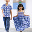 Boys Shirt - Crystal Blossom Blue