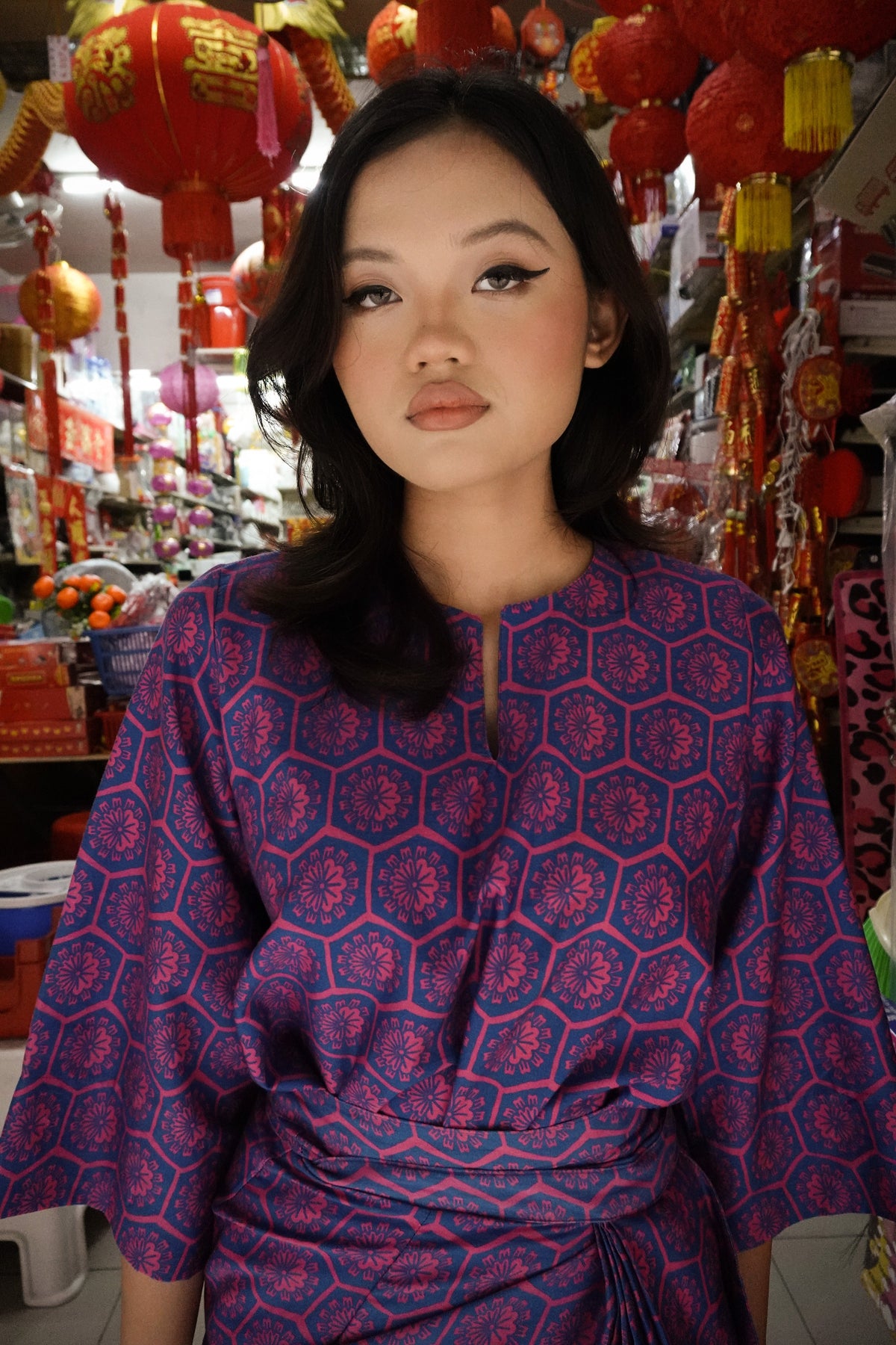 Baju Kebaya Willow Wishes Red