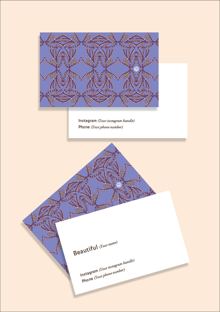 Business Card - Negrexico Purple