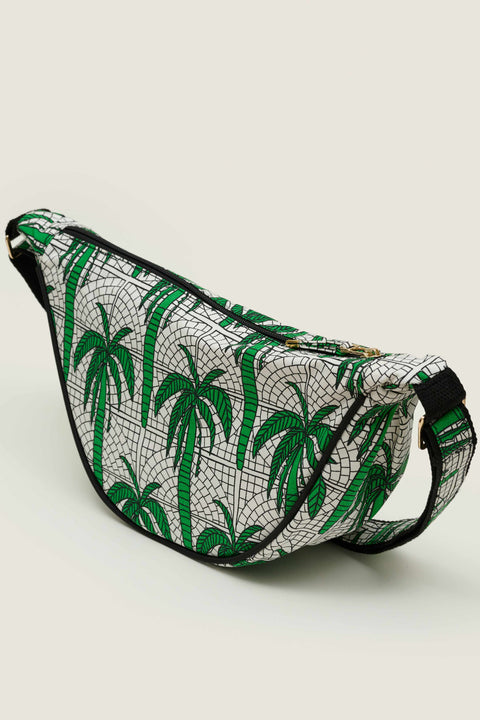 Kasturi Half Moon Bag - Palm Green