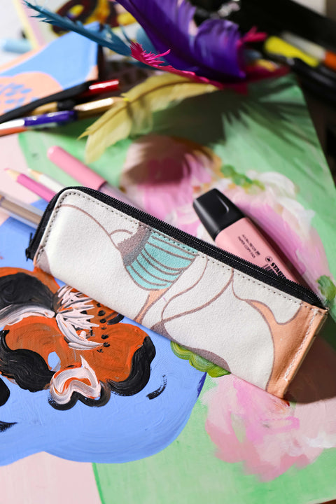 Pencil Case - Heaven Lotus Peach