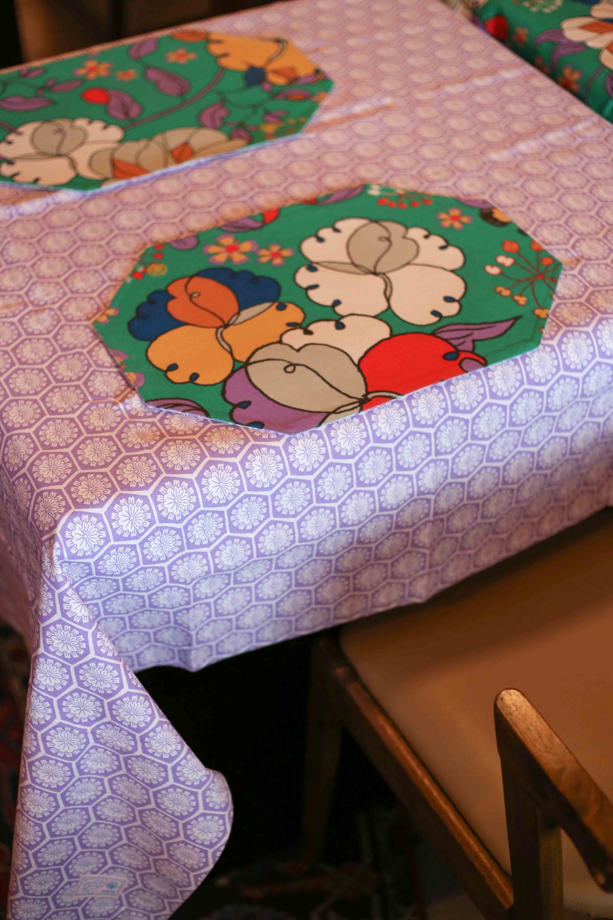 Large Table Cloth-Willow Wishes Lilac