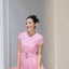 Flair Cheongsam  - Love Lace II Pink