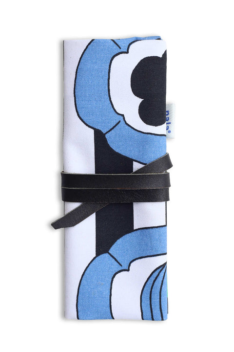 NALA Wrap Pencil Case - Black & White