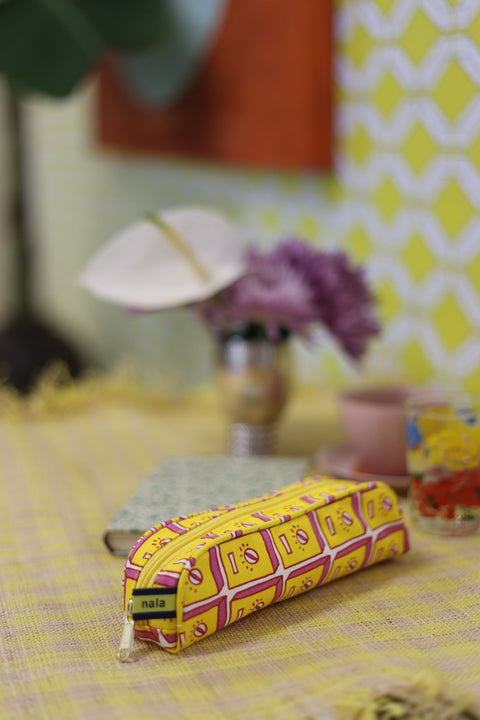 Kasturi Pencil Case - Switch Yellow