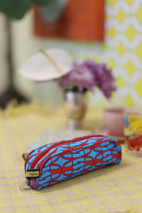 Kasturi Pencil Case - Blue Chair