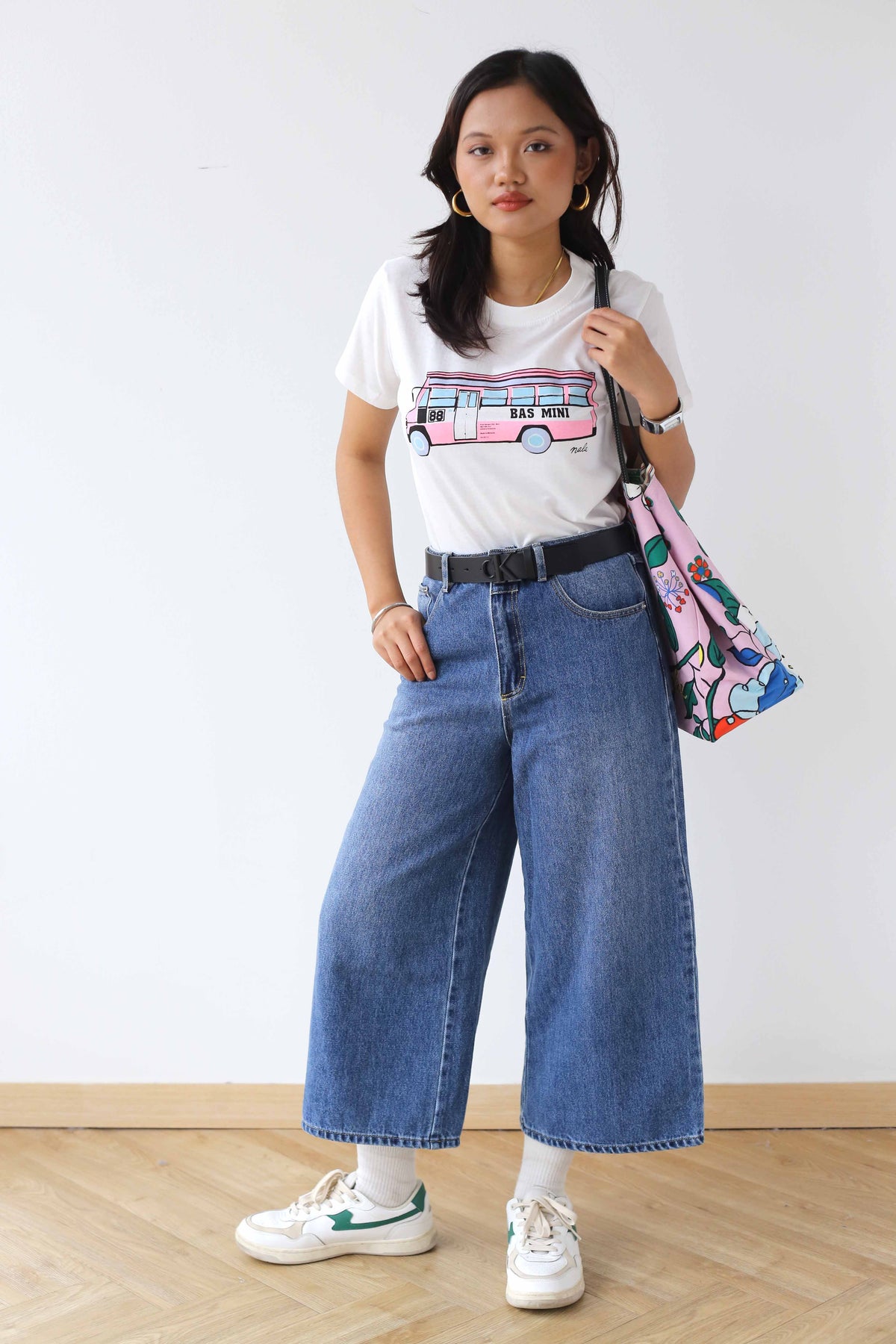 T-shirt Mini Bas White