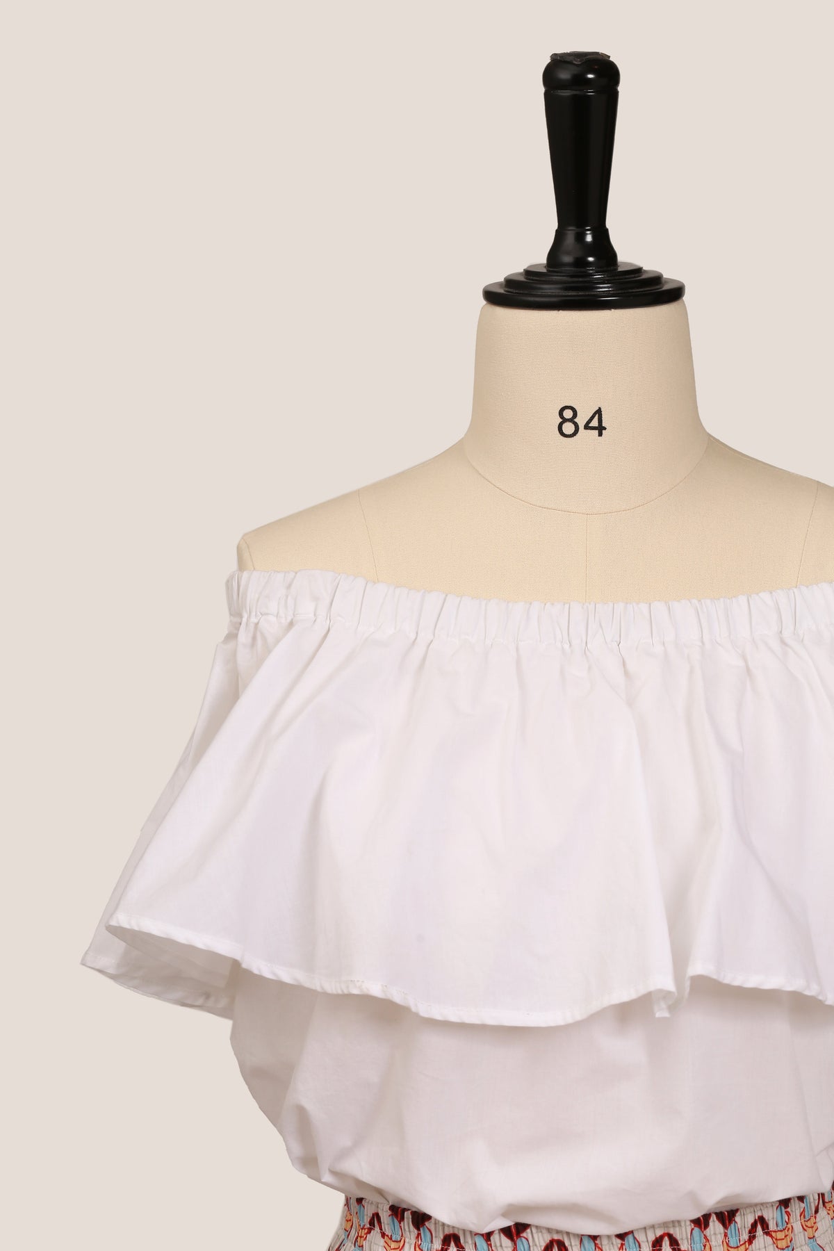 Half Moon Top - White