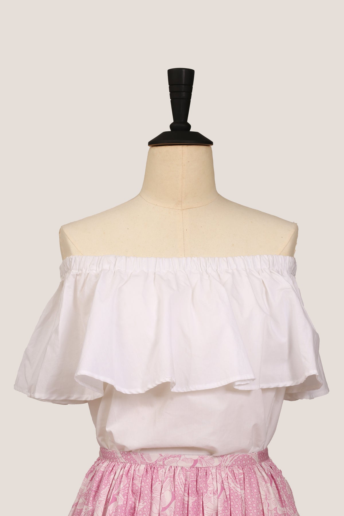 Half Moon Top - White