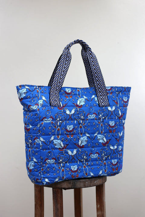 Hana Tote - Parrot Blue