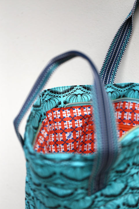 Hana Tote - Hoya Turquoise