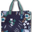 Large Shopper Mandi Bunga - Charcoal Blossom