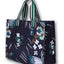 Large Shopper Mandi Bunga - Charcoal Blossom