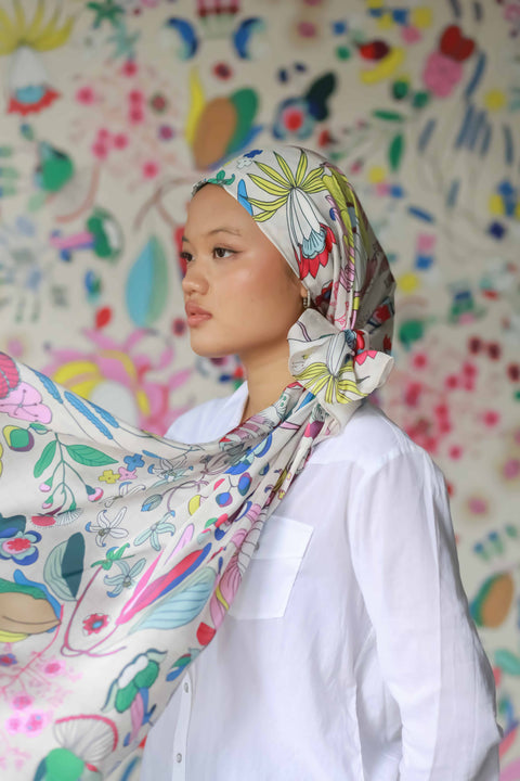 Shawl Mandi Bunga Tutti Frutti (Feruni)