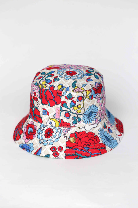 Bucket Hat  - Mandi Bunga White