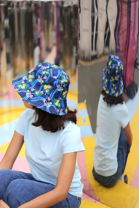 Bucket Hat  - Violets & Radiccio