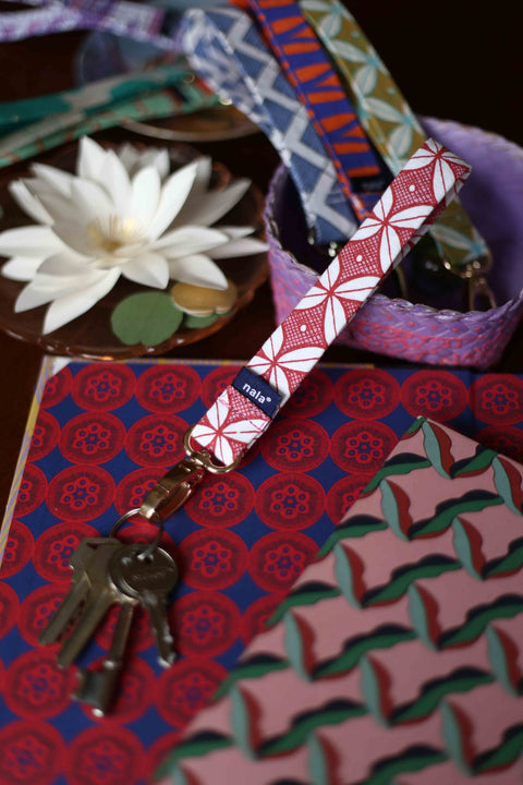 Keychain - Willow Lace Red