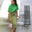 T-Shirt Dress - Crepe Ginger Coconut
