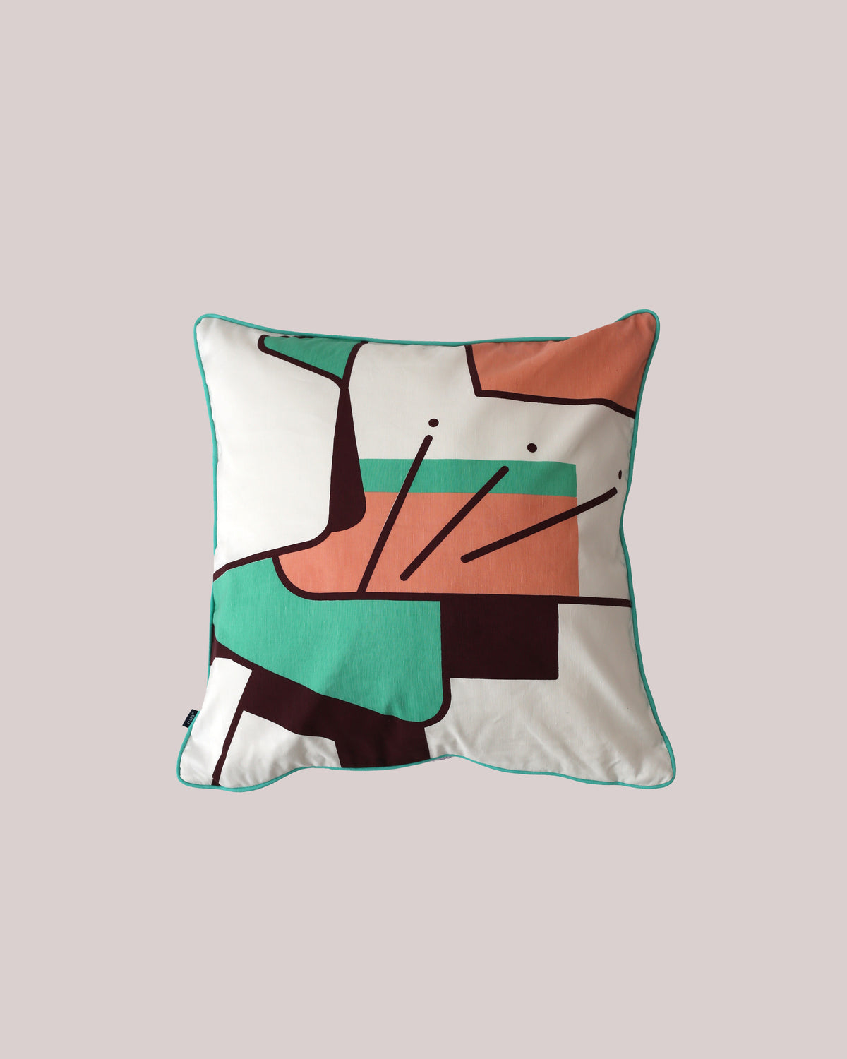 Cushion cover heaven lotus pink abstract - Nala x JEF