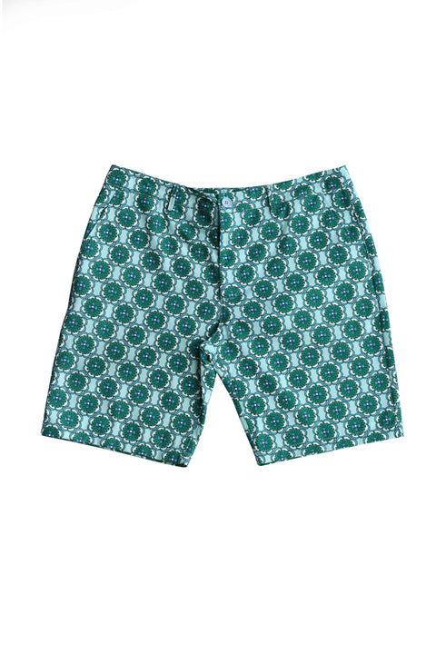 Men's Shorts - Paper Petals Celadon