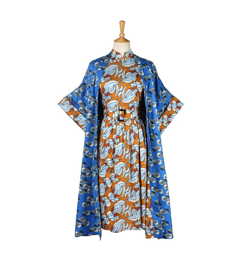 Reversible Ilham Kimono - The Nest Blue