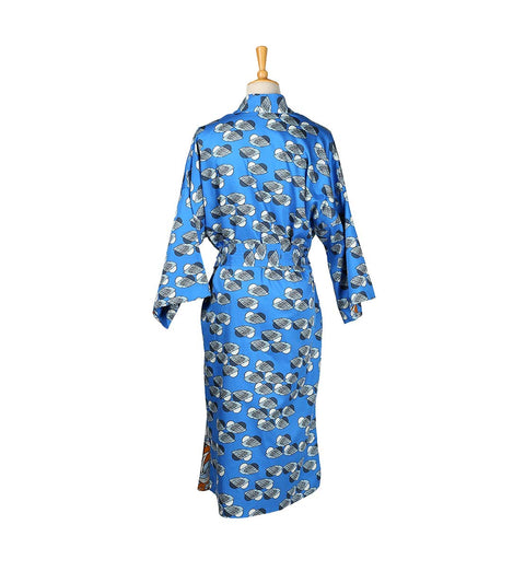 Reversible Ilham Kimono - The Nest Blue