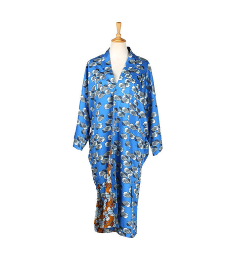 Reversible Ilham Kimono - The Nest Blue