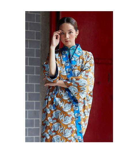 Reversible Ilham Kimono - The Nest Blue