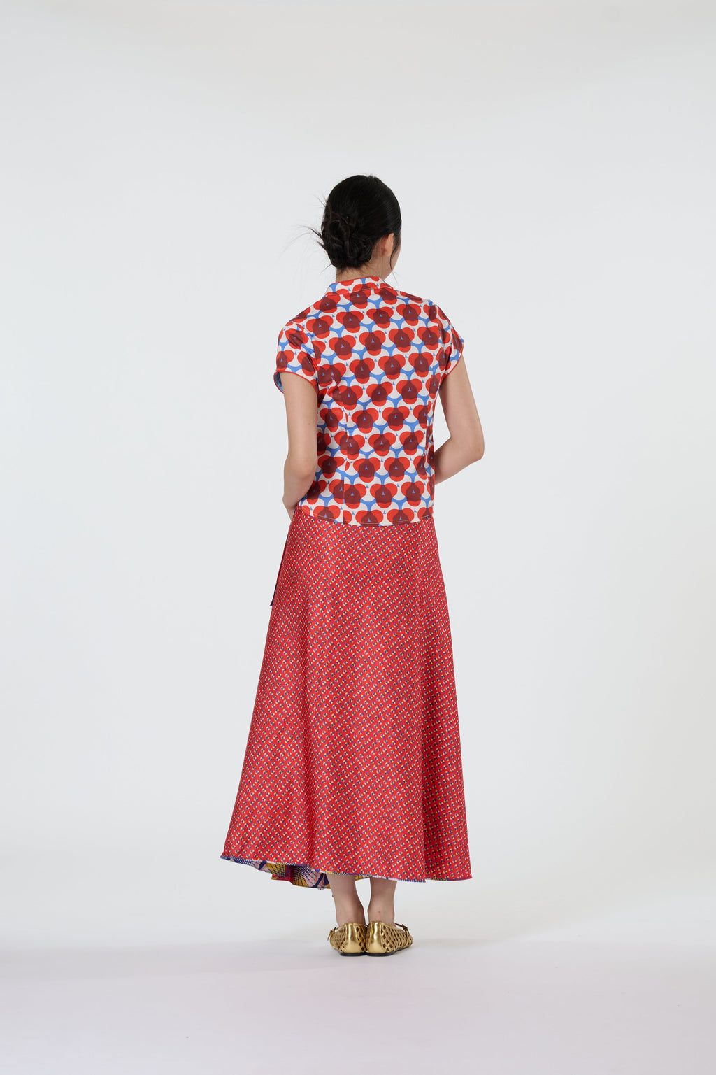 Wrap Skirt - Light & Bright Firecracker