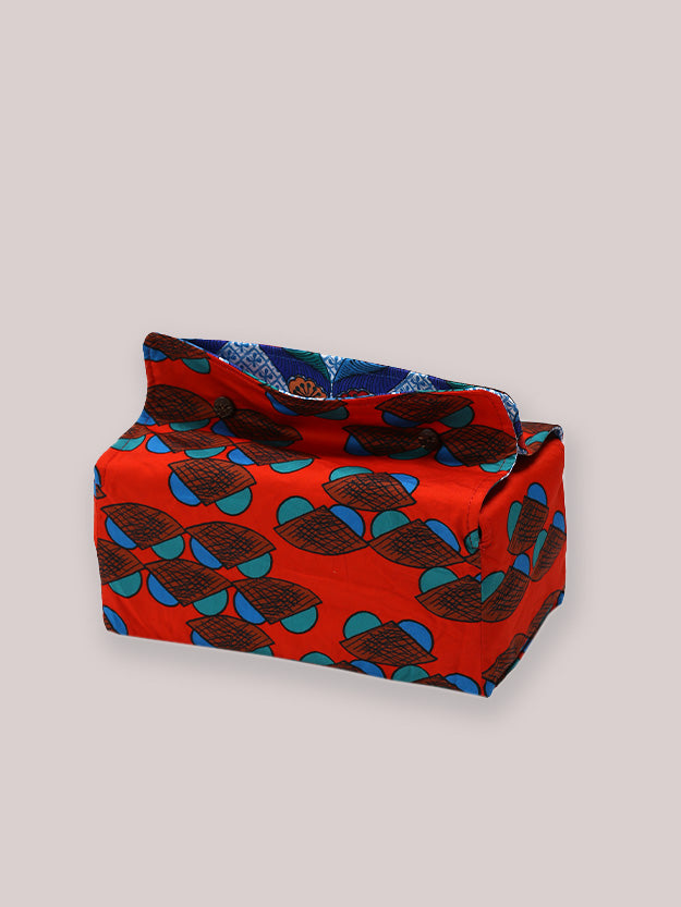 Estate Tissue Box - Seal The Deal Blue