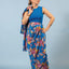 Kimono Kebaya & Sarong Set - Oolong Blue