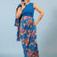 Kimono Kebaya & Sarong Set - Oolong Blue