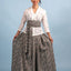 Cherry Kebaya & Wrap Around Sarong Set - Crispy White
