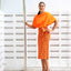 T-Shirt Dress - Crepe Ginger Orange
