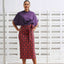 T-Shirt Dress - Crepe Ginger Grape