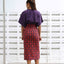 T-Shirt Dress - Crepe Ginger Grape