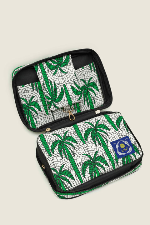 Kasturi Toiletries Bag - Palm Green