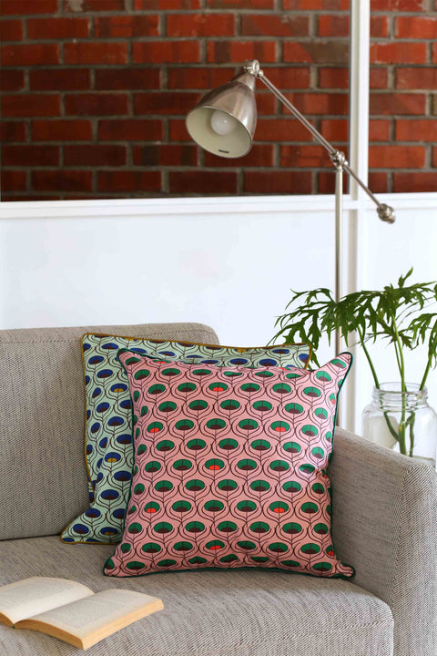 Nala Pillow Case - Peacock Pride Red